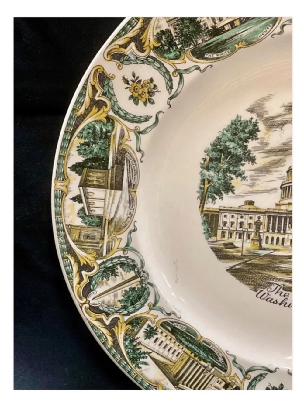 Vintage Capitol Washington D.C. Capsco Souvenir Plate 11